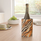 Tiger stripe animal print art pattern Wine Chiller Gallery Image 4