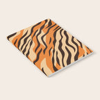 Tiger stripe animal print art pattern Notebook Gallery Image 2