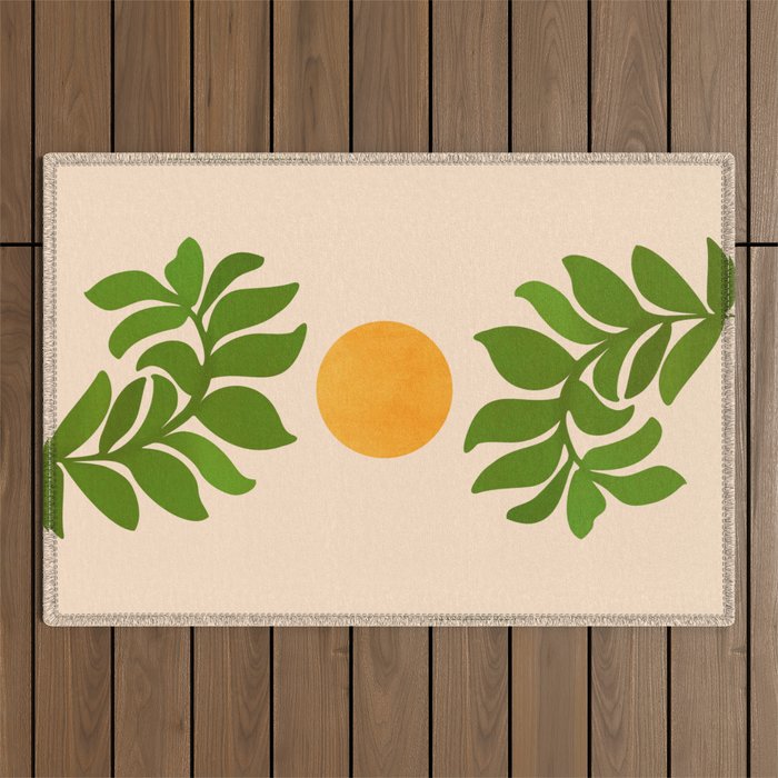 Boho Summer Scene Window Series Outdoor Rug Gallery Image 1
