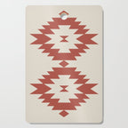 Southwestern Minimalism - Red Neutral Beige Cutting Board Gallery Image 1