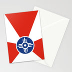 Flag of Wichita, Kansas Stationery Card Gallery Image 2