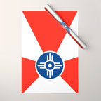Flag of Wichita, Kansas Wrapping Paper Gallery Image 1