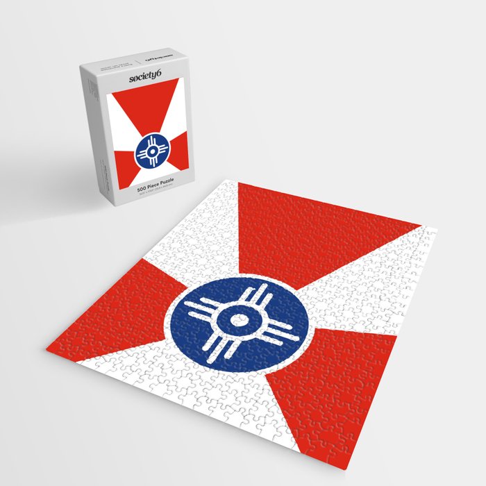 Flag of Wichita, Kansas Jigsaw Puzzle Gallery Image 2
