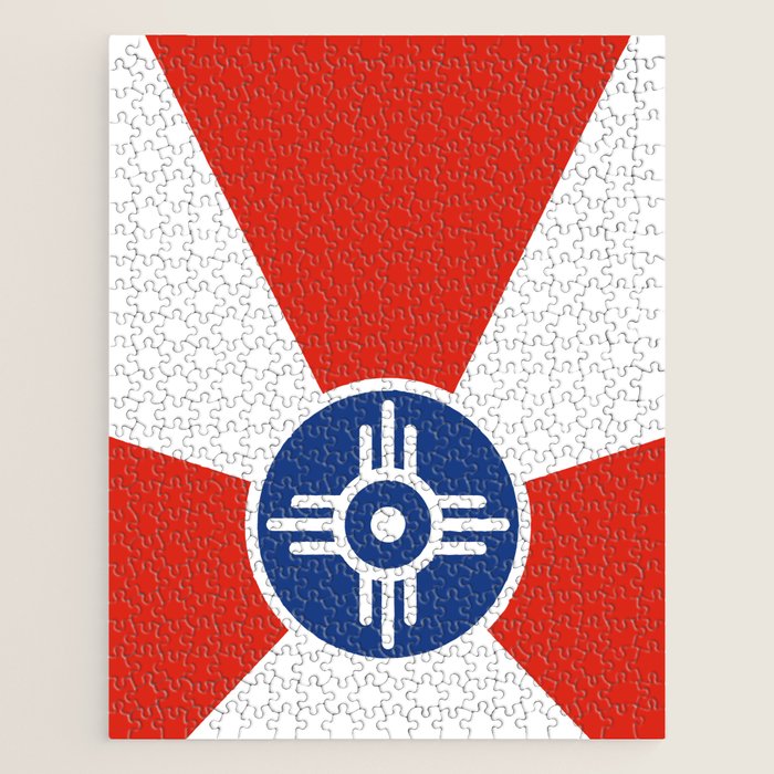 Flag of Wichita, Kansas Jigsaw Puzzle Gallery Image 1