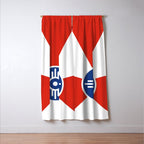 Flag of Wichita, Kansas Window Curtain Gallery Image 3