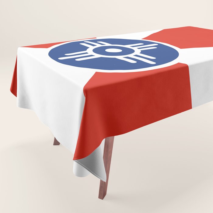 Flag of Wichita, Kansas Tablecloth Gallery Image 1