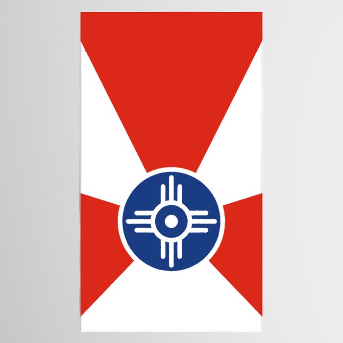 Flag of Wichita, Kansas Tablecloth Gallery Image 2