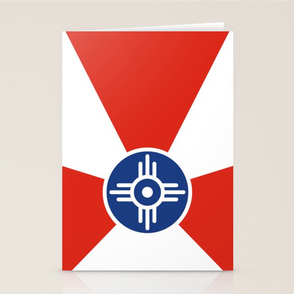Flag of Wichita, Kansas Stationery Card Gallery Image 2