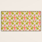 Peach And Pink Woodpecker Desk Mat Gallery Image 3