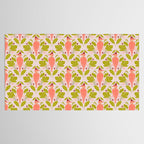Peach And Pink Woodpecker Tablecloth Gallery Image 2