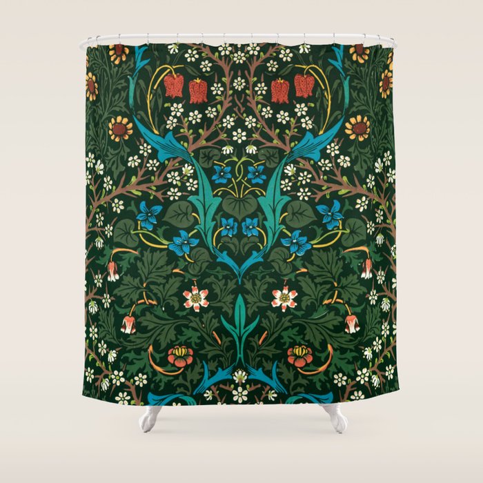 Tulips by William Morris Shower Curtain Gallery Image 1