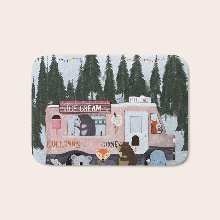 ice cream time Bath Mat Gallery Image 1