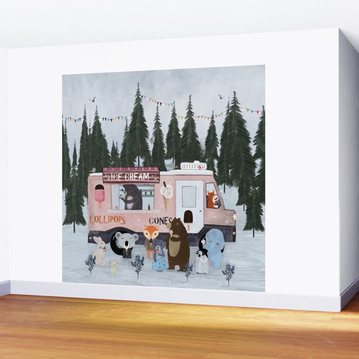 ice cream time Wall Mural Gallery Image 2