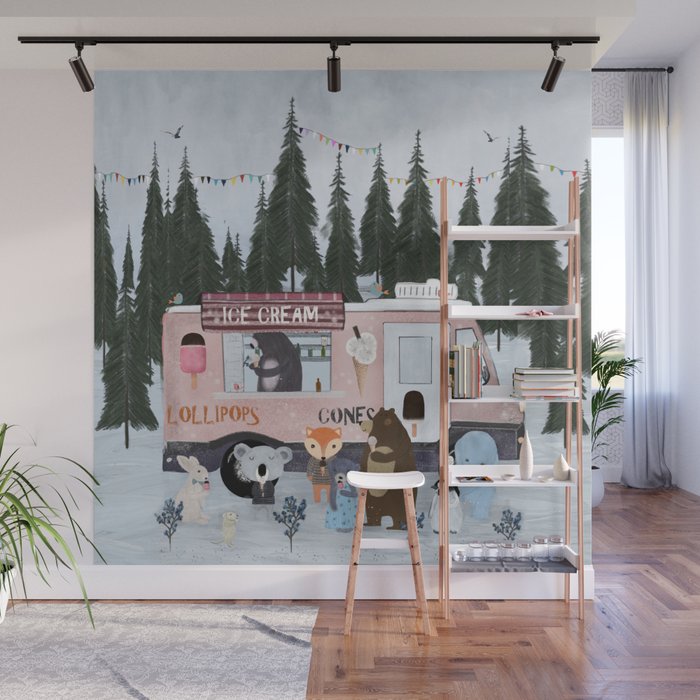 ice cream time Wall Mural Gallery Image 1