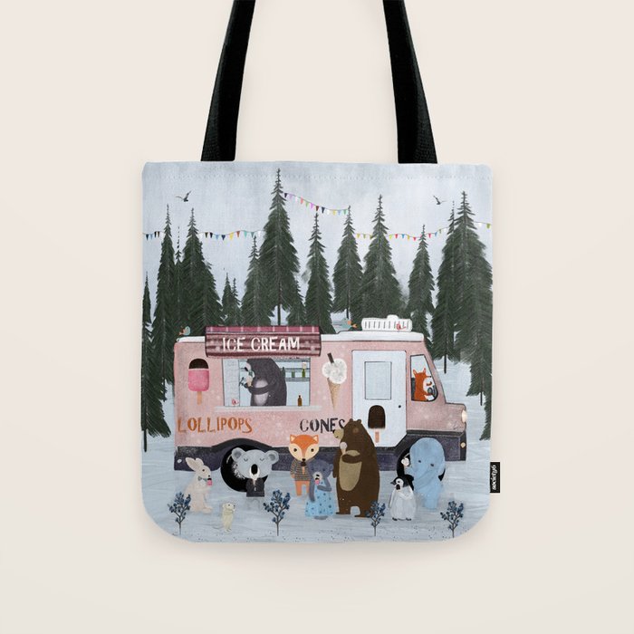 ice cream time Tote Bag Gallery Image 1