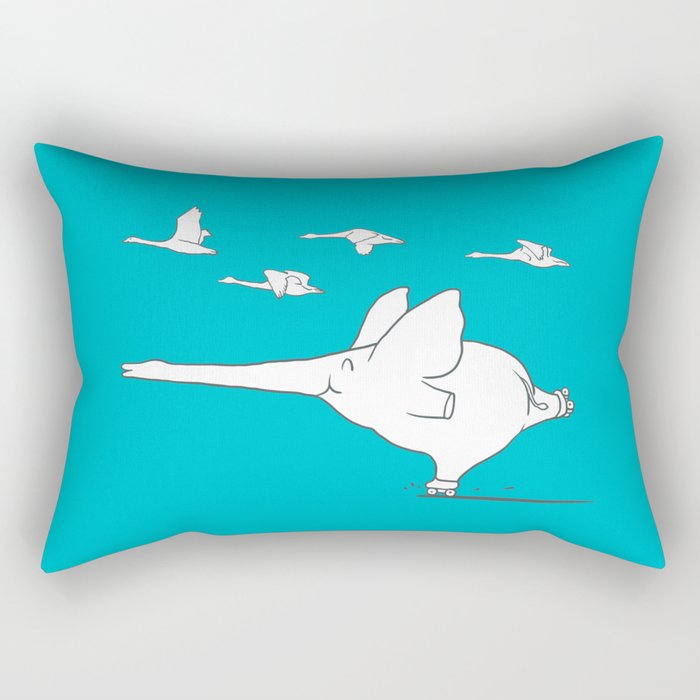 I'm like a swan Rectangular Pillow Gallery Image 2