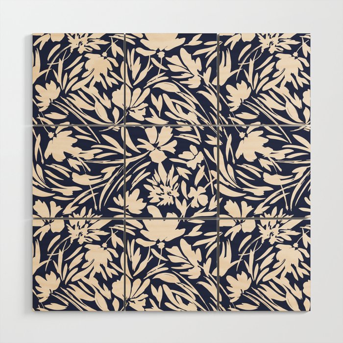 Wild floral strokes I Wood Wall Art Gallery Image 1