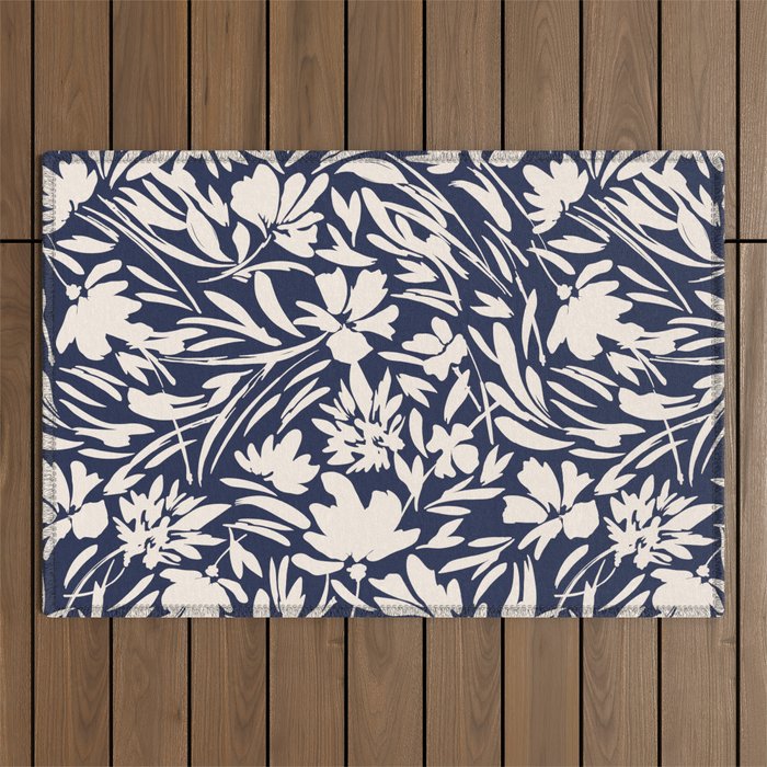 Wild floral strokes I Outdoor Rug Gallery Image 1