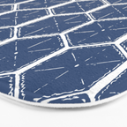 Beach Umbrellas . High Tide Blue Bath Mat Gallery Image 3