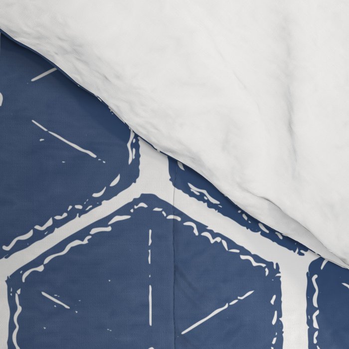 Beach Umbrellas . High Tide Blue Comforter Gallery Image 4