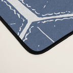 Beach Umbrellas . High Tide Blue Desk Mat Gallery Image 4