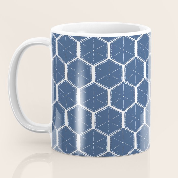 Beach Umbrellas . High Tide Blue Coffee Mug Gallery Image 3