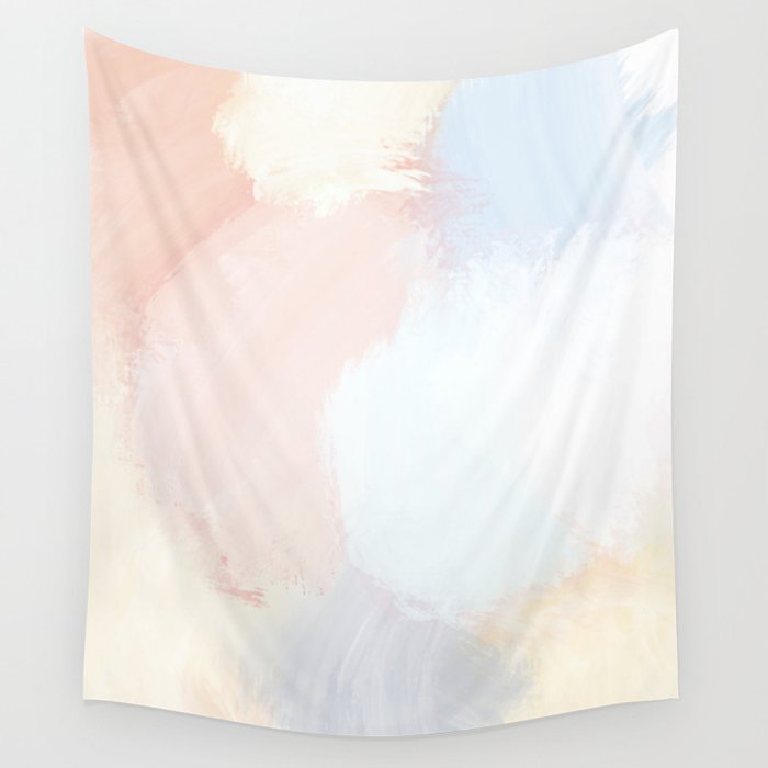 Abstract Pastel Painting Wall Tapestry Gallery Image 4