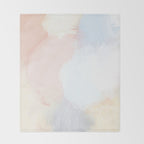Abstract Pastel Painting Throw Blanket Gallery Image 2