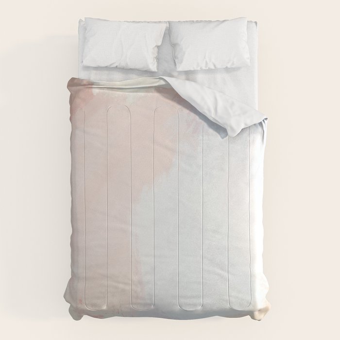 Abstract Pastel Painting Comforter Gallery Image 6
