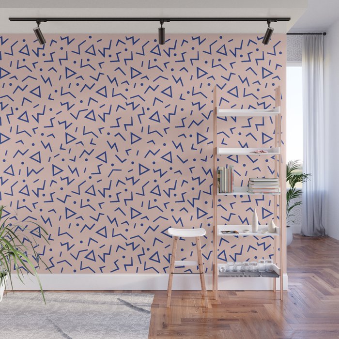 Memphis Pattern 12 - 80s Retro Wall Mural Gallery Image 1