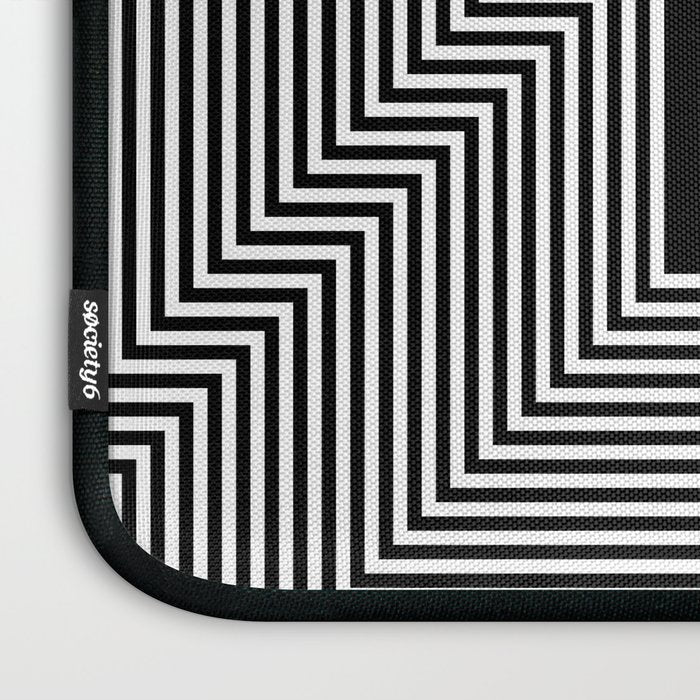 Atlanta City Text Pattern USA Laptop Sleeve Gallery Image 3