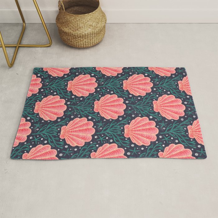 Seashell - pink and blue Rug Gallery Image 1