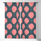 Seashell - pink and blue Window Curtain Gallery Image 5