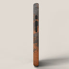 Japandi Art Copper and Black Rust iPhone Case Gallery Image 2