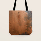 Japandi Art Copper and Black Rust Tote Bag Gallery Image 1