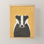 FAUNA / Badger Mini Art Print Gallery Image 1