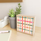 Colourful window pane checked pattern Mini Art Print Gallery Image 2