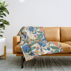 Grandma's Garden Throw Blanket Gallery Image 1