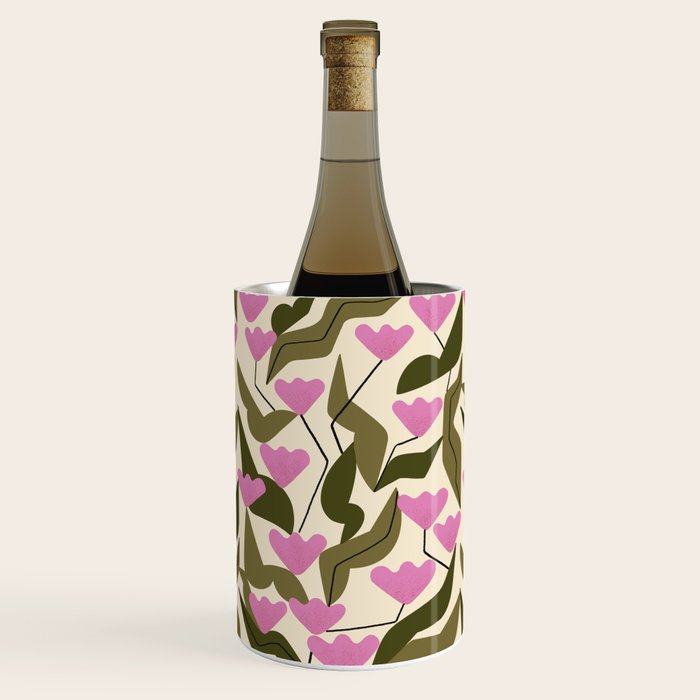 Tulips In Pink Wine Chiller Gallery Image 1