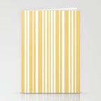 Classic Stripes XLIV - Pastel Yellow Stationery Card Gallery Image 2
