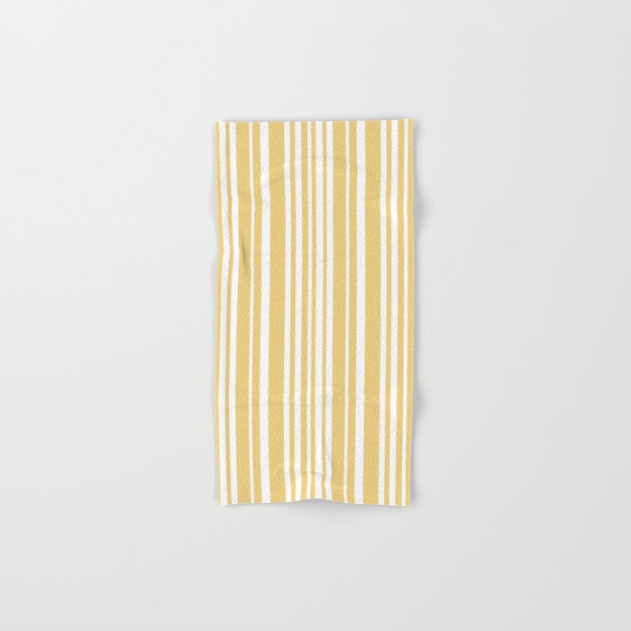 Classic Stripes XLIV - Pastel Yellow Bath Towel Gallery Image 1