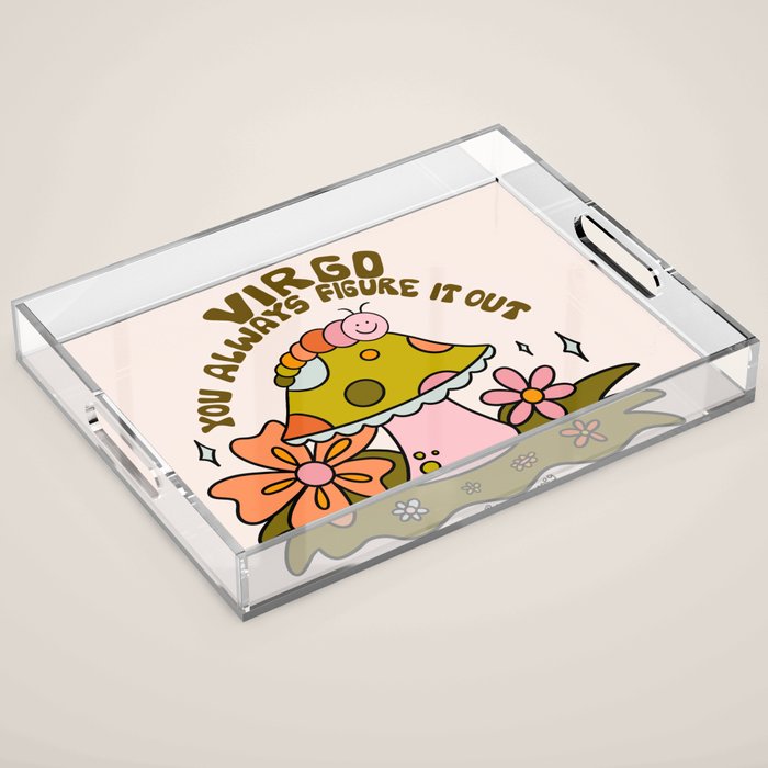 Virgo Caterpillar Acrylic Tray Gallery Image 1