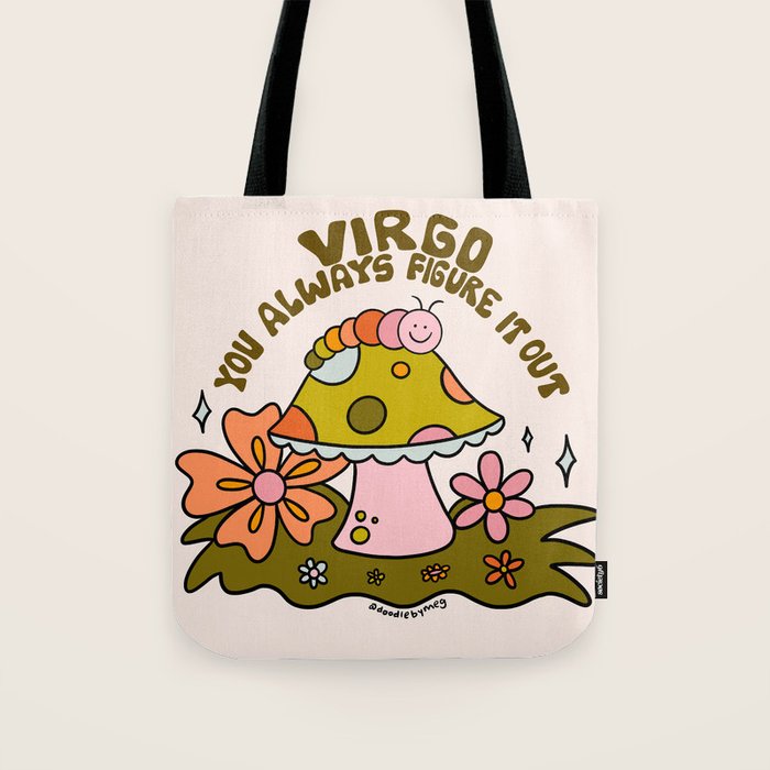 Virgo Caterpillar Tote Bag Gallery Image 1