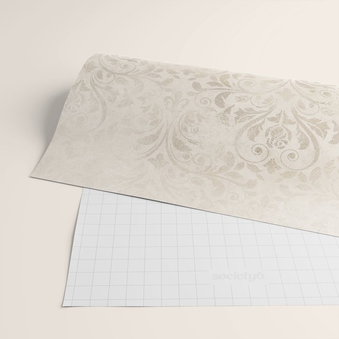 Elegant Ivory Damask 2 Wrapping Paper Gallery Image 2