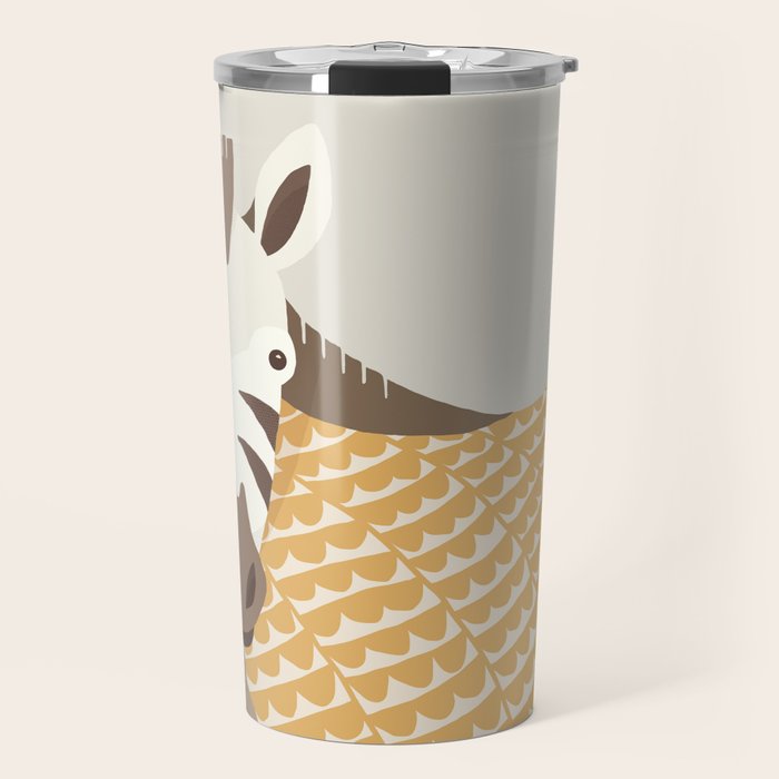 Whimsical Zebra Travel Mug Gallery Image 1