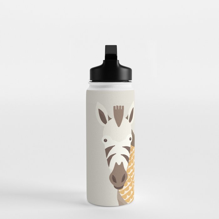 Whimsical Zebra Water Bottle Gallery Image 3