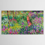 Claude Monet "The Iris Garden at Giverny", 1899-1900 Tablecloth Gallery Image 2