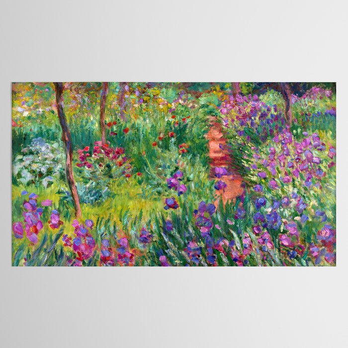 Claude Monet "The Iris Garden at Giverny", 1899-1900 Tablecloth Gallery Image 2
