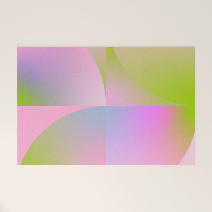 summer pastel gradient shape 1 Welcome Mat Gallery Image 1