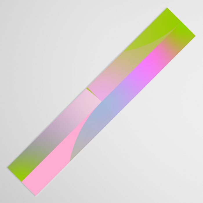 summer pastel gradient shape 1 Table Runner Gallery Image 3
